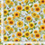 Timeless Treasures - Sunflower Farm - Tossed Sunflowers Sky / Sold by The 1/2 Yard