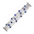 Cape Diablo - Lapis Divine Cross Stretch Apple Watch Strap (AWSSDivine) 3