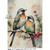 Decoupage Queen - AB Studios Rice Paper Winter Birds on Branch A4