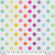 Free Spirit Fabric - Disco Poms - Whisper || True Colors Graywork