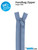  By Annie Single Slide Handbag Zipper - 24" Country Blue