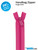 By Annie Single Slide Handbag Zipper - 24" Raspberry
