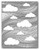 Memory Box Die - Breezy Clouds Detail Plate