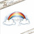 Magnolia Stamps Rainbow with Clouds