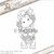 Magnolia Stamps - Spring Fever - Rosebud Tilda 
