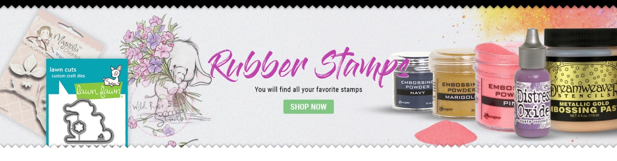 Vintage Rubber Stamp Collection - For Your Design, Scrapbook