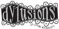 Dyan Reaveley's Dylusions Creative Dyary Die Cuts Black & White