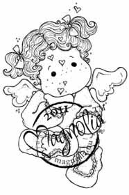 Magnolia Stamp TILDA WITH FLOATING HEART Princes & Princesses