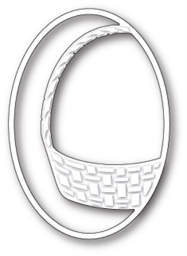 Memory Box Die - Gift Basket Oval - The Rubber Buggy