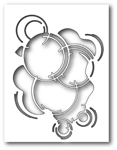 Memory Box Die - Drip Puddle Craft Die - 99390 - The Rubber Buggy