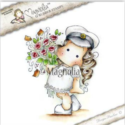 Magnolia Stamps Student 2017 - Student Tilda with Roses - The Rubber Buggy