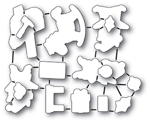 Memory Box Die - Christmas Elves Craft Die Set - The Rubber Buggy