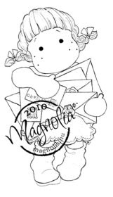 Magnolia Mini Stamps TILDA WITH CHRISTMAS LETTERS - The Rubber Buggy