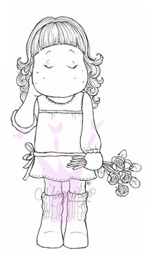Magnolia Mini Stamps SHY TILDA - The Rubber Buggy