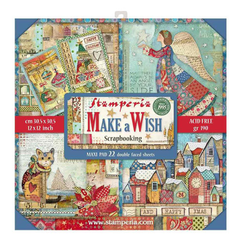 KFT DFSA4407 Reispapier Make a Wish Angel A4 US:One Size STAMPERIA INTERNATIONAL
