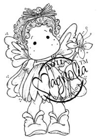 Magnolia Stamps - Summer Flower Tilda - The Rubber Buggy