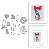 Spellbinders - The Gnome For Christmas Collection - Holly Jolly Gnome Etched Dies (S4-1223)