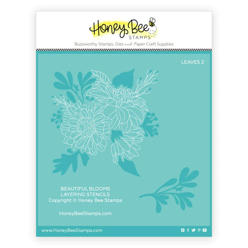 Honey Bee Stamps - 6x8 Stamp Set - Beautiful Blooms (HBST-450) - The Rubber  Buggy