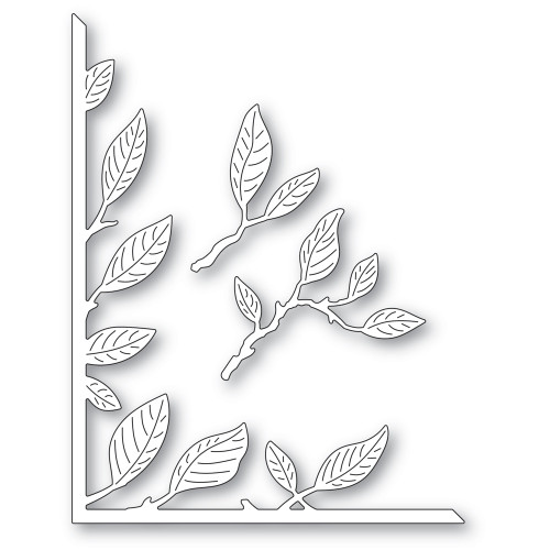Memory Box - Magnolia - Vibrant Leaf Corner Die (MB-94722) The Rubber Buggy
