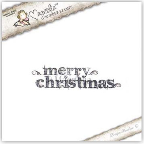 Magnolia Stamps - Merry Christmas text - The Rubber Buggy
