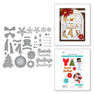  Spellbinders - Beautiful Wreaths Collection by Suzanne Hue - Christmas Wreath Add-Ons Etched Dies (S6-219)