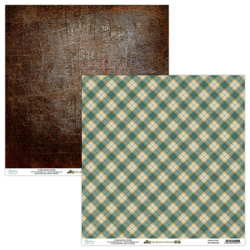 Mintay Papers - Mediterranean Heaven - 12x12 Scrapbook Paper 05 (MT-MED-05)  - The Rubber Buggy