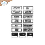 Elizabeth Craft Designs - Months Clear Stamp Set 