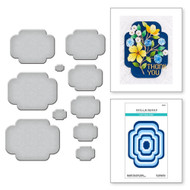 Spellbinders - Four Petal Collection - Essential Four Petal Labels Etched Dies (S5-563)