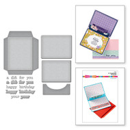 Spellbinders - All The Sentiments Collection - A2 Gift Card Holder And Envelope Etched Dies (S7-247)