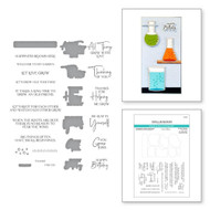 Spellbinders - The Propagation Garden Collection - Propagation Garden Sentiments Clear Stamp & Etched Dies (SDS-189)