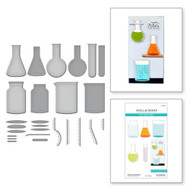 Spellbinders - The Propagation Garden Collection By By Annie Williams - Laboratory Glassware Etched Die Set (S4-1334)