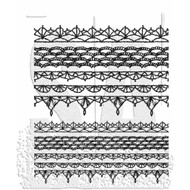 Stampers Anonymous - Crochet Trims Cling Mount Stamps (CMS480)