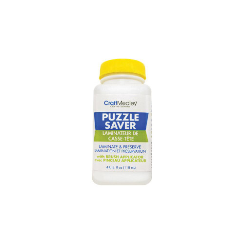 Craft Medley Puzzle Saver Glue - 4 Oz Non-Toxic Puzzle Preserver With Applicator