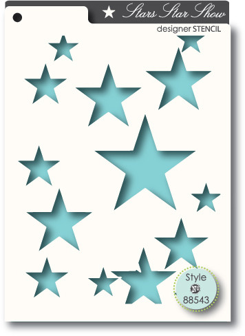 Memory Box Stencils - Star Show - The Rubber Buggy