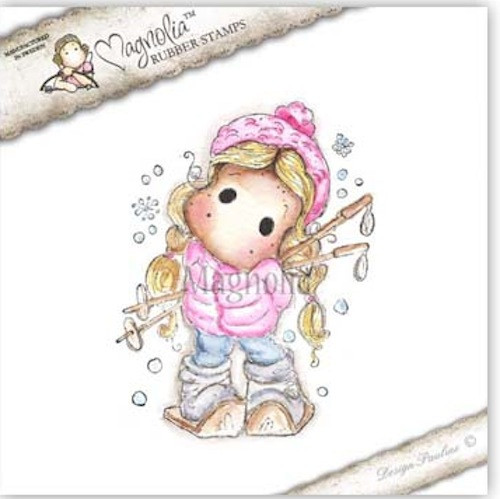 Magnolia Stamps - Waiting For Christmas - Ski Star Tilda - The Rubber Buggy