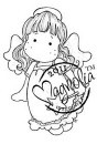 Magnolia HALO TILDA Rubber Stamp - The Rubber Buggy