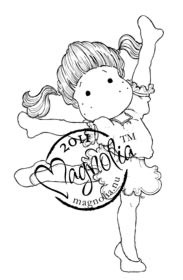 Magnolia Stamps DANCING QUEEN TILDA Rubber Stamp - The Rubber Buggy