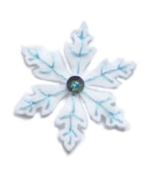 Memory Box - Craft Die - Plush Arctic Snowflake - The Rubber Buggy