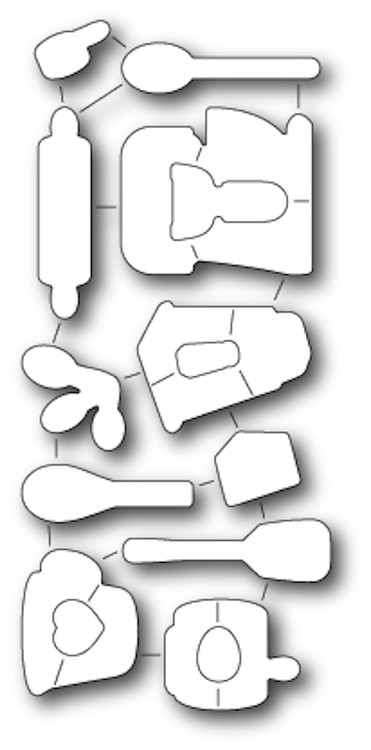 Memory Box - Craft Die Set - In the Kitchen - The Rubber Buggy