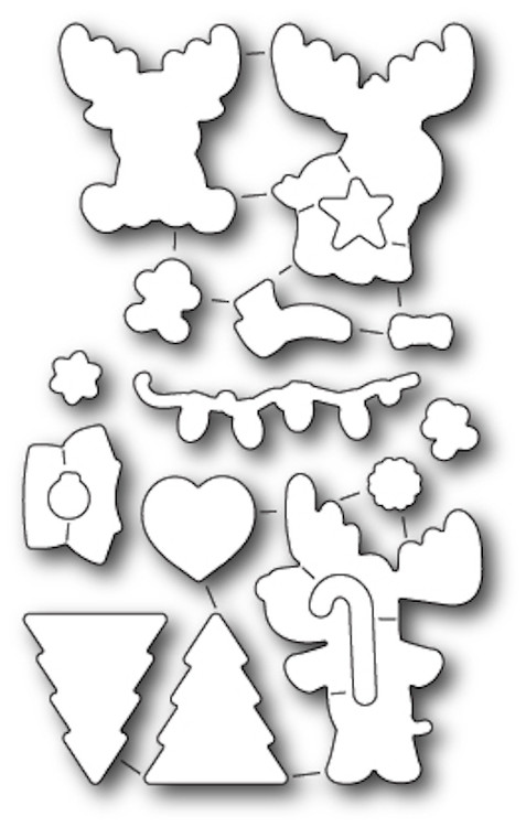 Memory Box - Craft Die Set - Moose Crossing - The Rubber Buggy