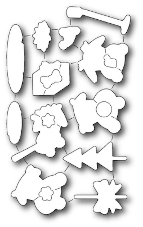 Memory Box - Craft Die Set - Hoppy Holiday - The Rubber Buggy