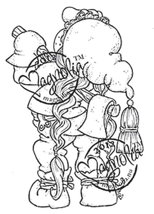 Magnolia Rubber Stamp Tilda In The Forest - The Rubber Buggy