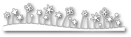 Memory Box - Craft Dies - Tickle Flower Landscape - The Rubber Buggy