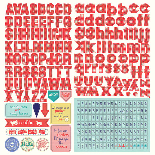 Photoplay - Nautical Bliss - Alpha Stickers - The Rubber Buggy
