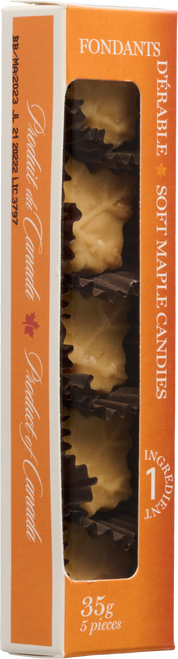 Soft Maple Candies (Fondants d'Érable) - 5 pcs