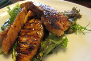 Maple Glazed Quick Grilled Salmon Fillets