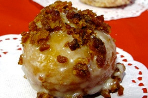 Bacon Crusted Maple Doughnut Holes