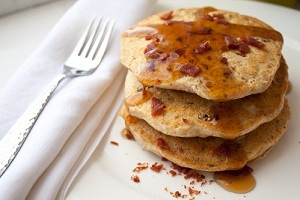 Bacon Jalapeno Cornmeal Pancakes