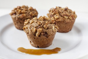 Maple Apple Muffins with Maple Walnuts