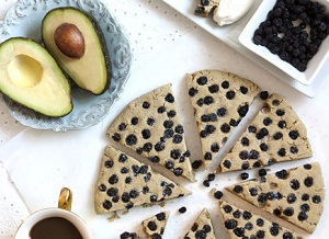 Vegan and Gluten Free Avocado Scones